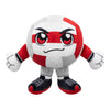 Ohio State Buckeyes Volleyball Kuricha Tri-Color Plush - In White - Front View