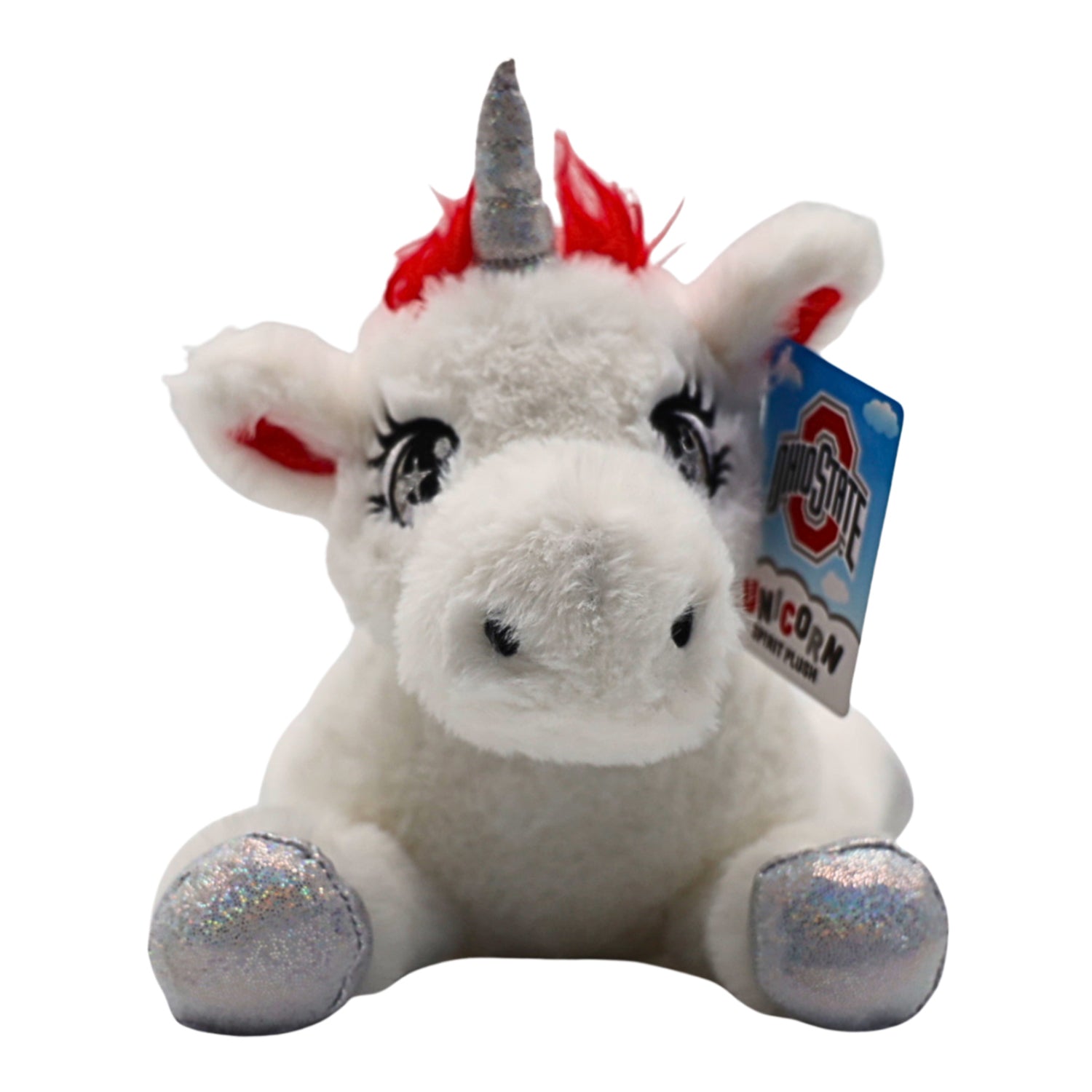 Ohio State Buckeyes Unicorn "Spirit" Plush Doll - Front