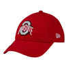 Ohio State Buckeyes Youth Primary Logo Hearts Adjustable Hat - In Scarlet - Angled Left View