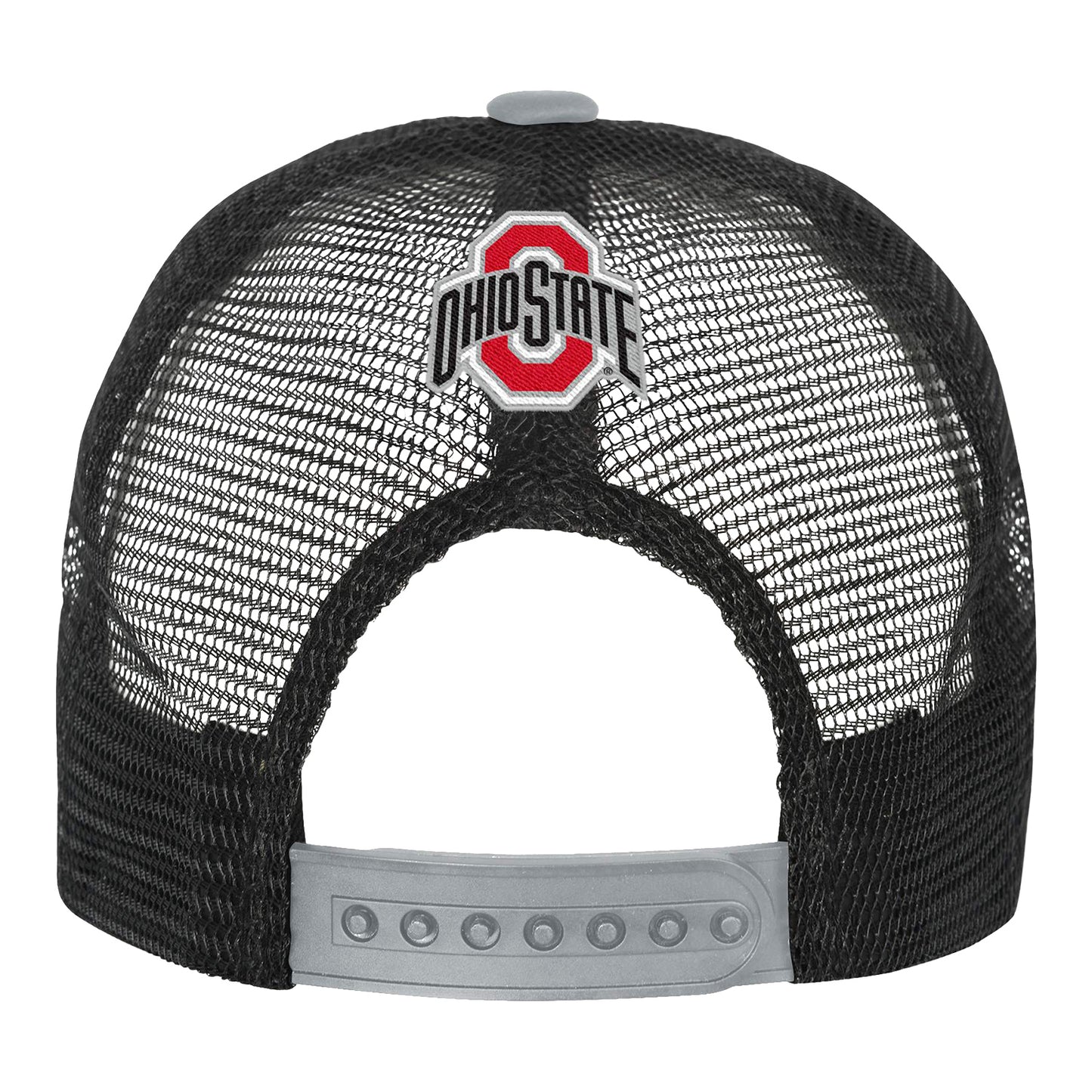 Youth Ohio State Buckeyes Outerstuff Foam Trucker Hat In Multi-Color - Back View