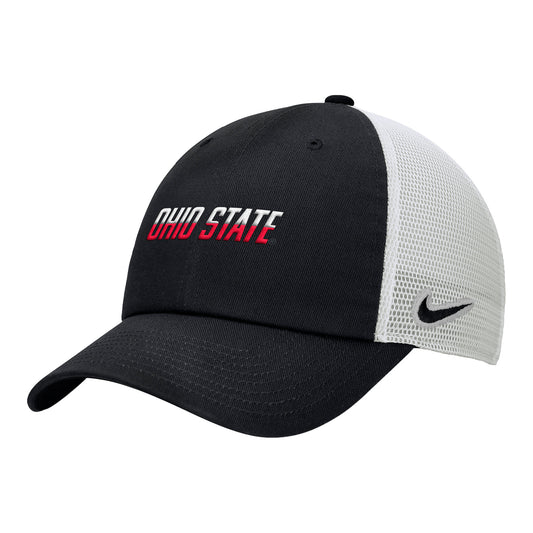 Youth Ohio State Buckeyes Nike Meshback Hat - Front Left