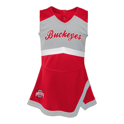 Infant Ohio State Buckeyes Cheer Captain Set - Front
