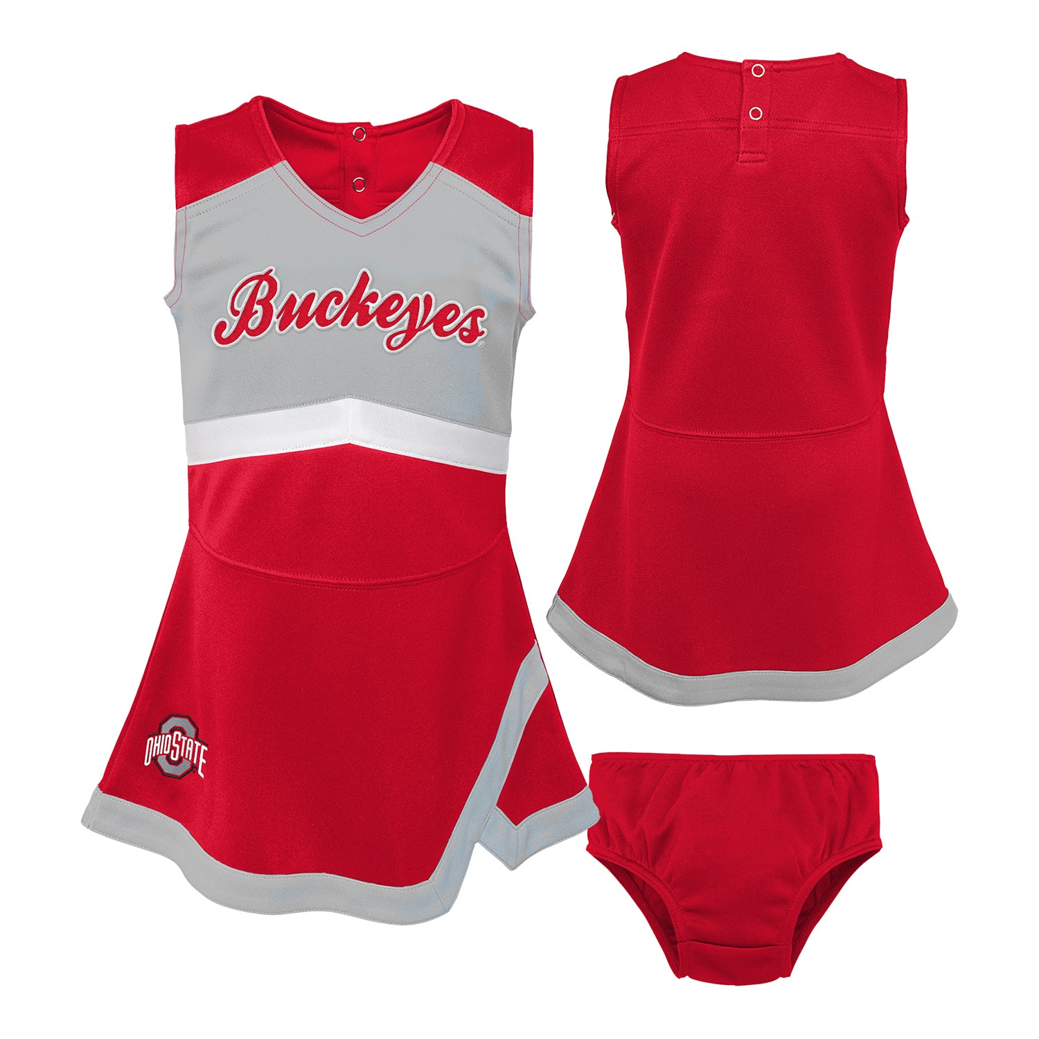 Infant Ohio State Buckeyes Cheer Captain Set - Set