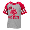 Toddler Ohio State Buckeyes Cloverfield T-Shirt - In Gray - Front View