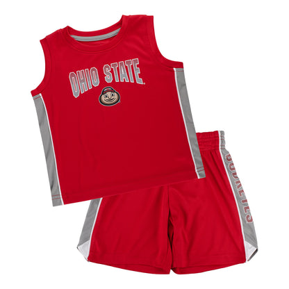 Toddler Ohio State Buckeyes Vecna Tank & Short Set - Main View