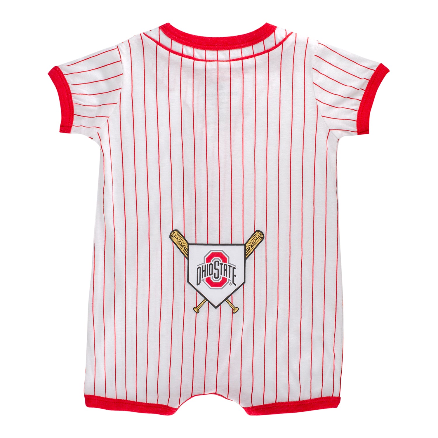 Infant Ohio State Buckeyes Onesie Romper - Back View