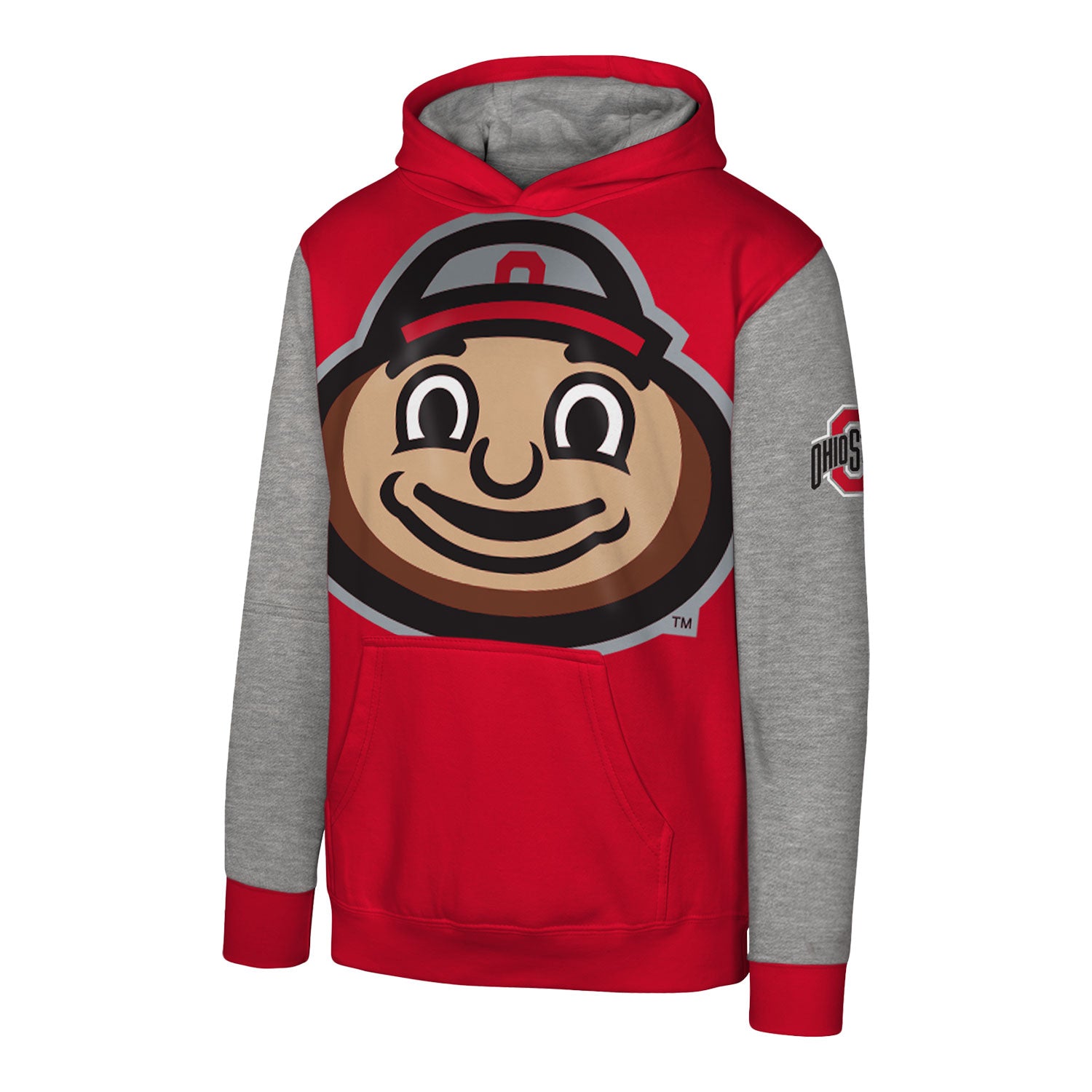 Toddler Ohio State Buckeyes Brutus Pullover Sweatshirt - Front View