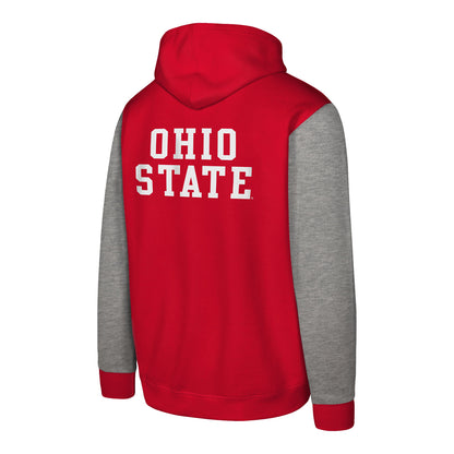 Toddler Ohio State Buckeyes Brutus Pullover Sweatshirt - Back View