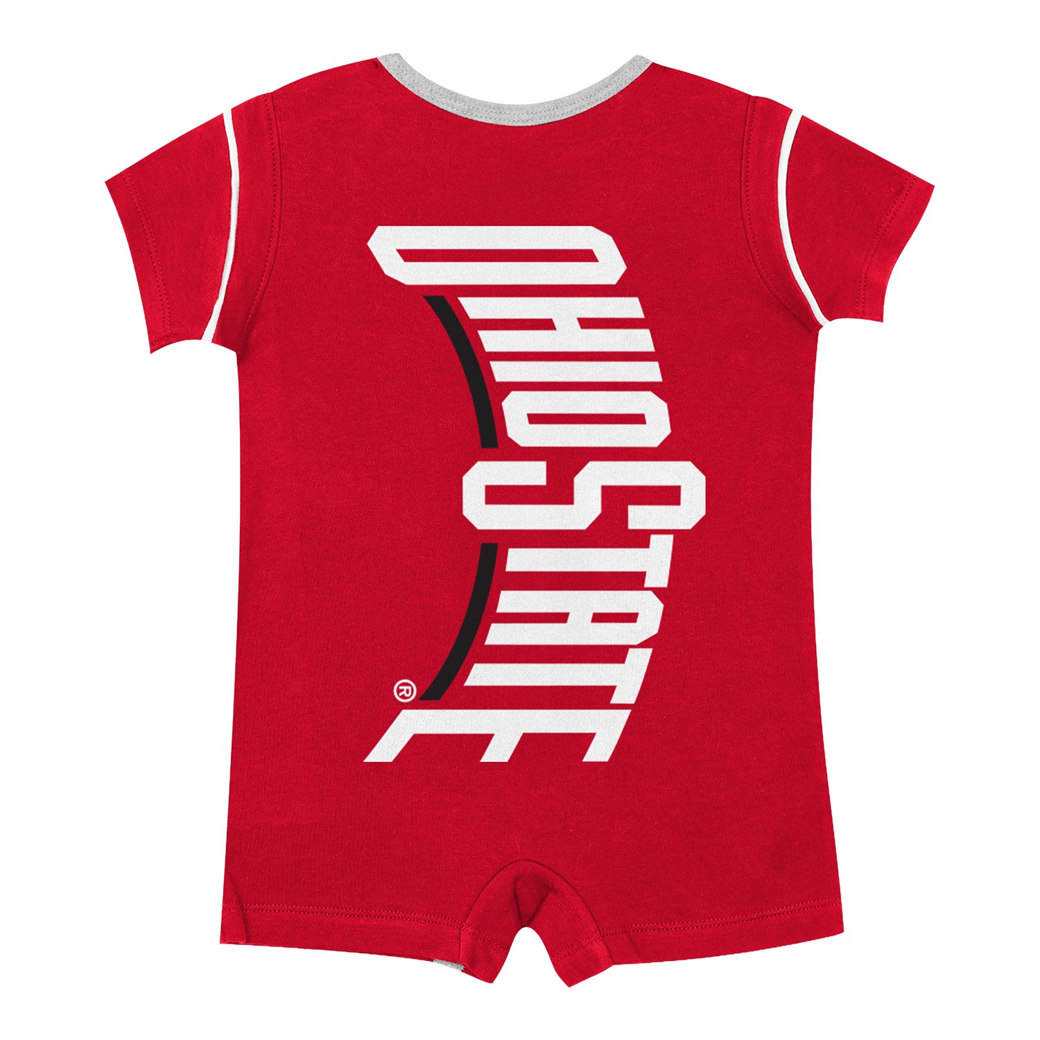 Infant Ohio State Buckeyes Tiny Player Coveralls - back