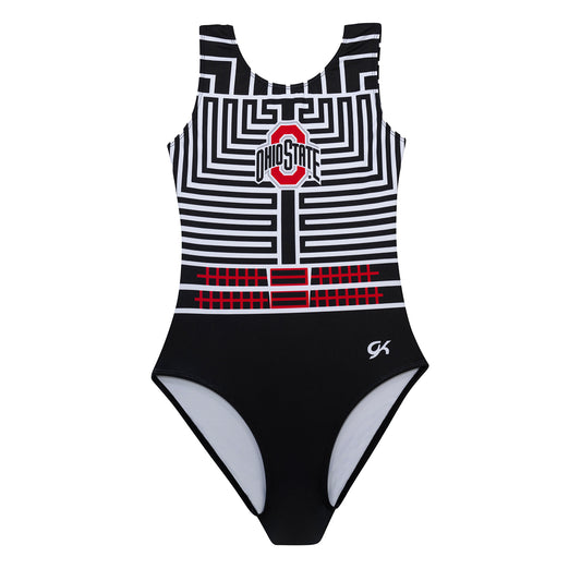 Youth Ohio State Buckeyes Replica Leotard - Front View