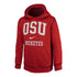 Youth Ohio State Buckeyes Nike Contrast Club Fleece Scarlet Sweatshirt - Front View