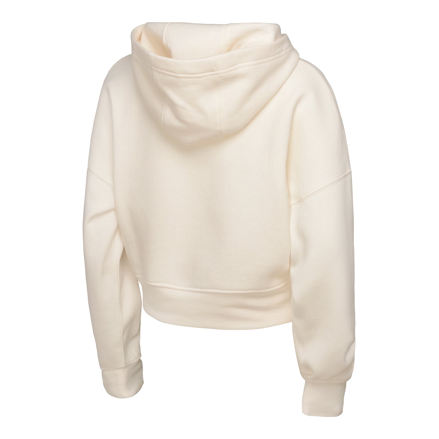 Youth Ohio State Buckeyes Girls Blitz Cropped Sweatshirt In Cream - Back View