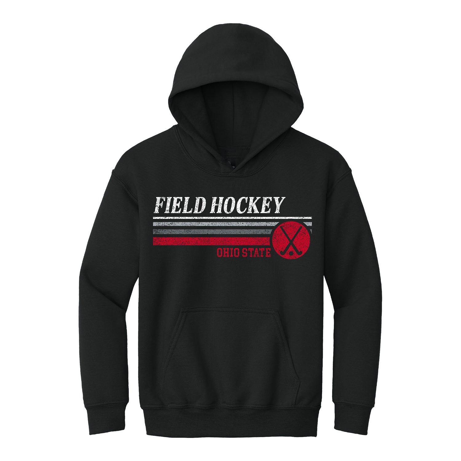 Ohio State Buckeyes Youth Field Hockey Hoodie - Front