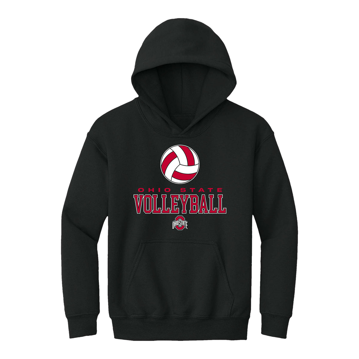 Ohio State Buckeye Youth Volleyball Wordmark Hoodie