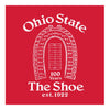 Youth Ohio State Buckeyes Ohio Stadium 100th Celebration Red Short Sleeve - In Scarlet - Up Close Front View