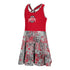 Girls Ohio State Buckeyes Sweet Pea Tank Dress - In Scarlet - Front View