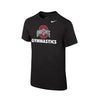 Youth Ohio State Buckeyes Nike Gymnastics Black T-Shirt