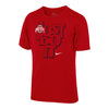 Youth Ohio State Buckeyes Nike Just Do It Scarlet T-Shirt