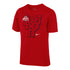 Youth Ohio State Buckeyes Nike Just Do It Scarlet T-Shirt - Front View
