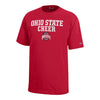 Youth Ohio State Buckeyes Champion Cheer Scarlet T-Shirt