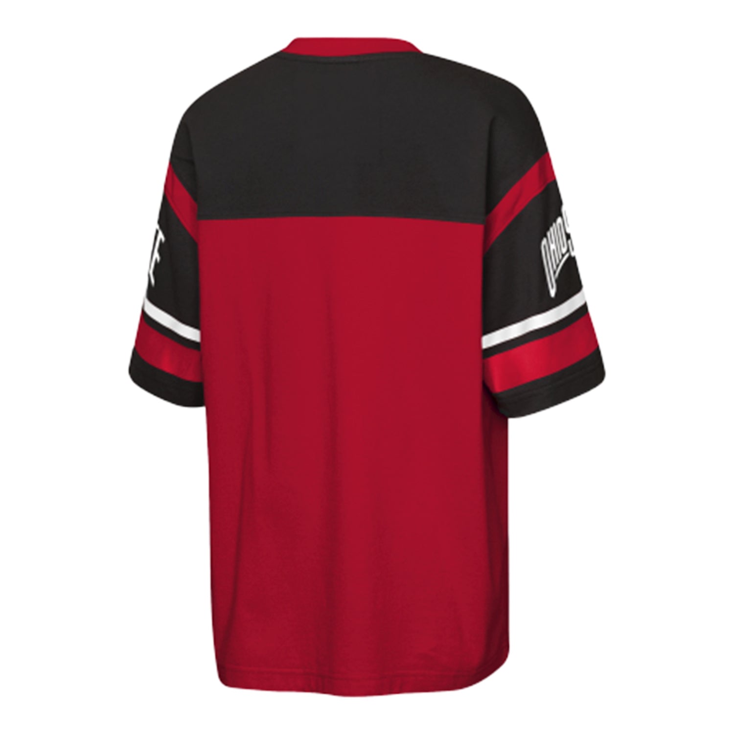 Youth Ohio State Buckeyes Chop Block Jersey T-Shirt - Back