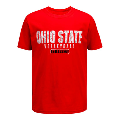 Youth Ohio State Buckeyes Volleyball T-Shirt - Front View