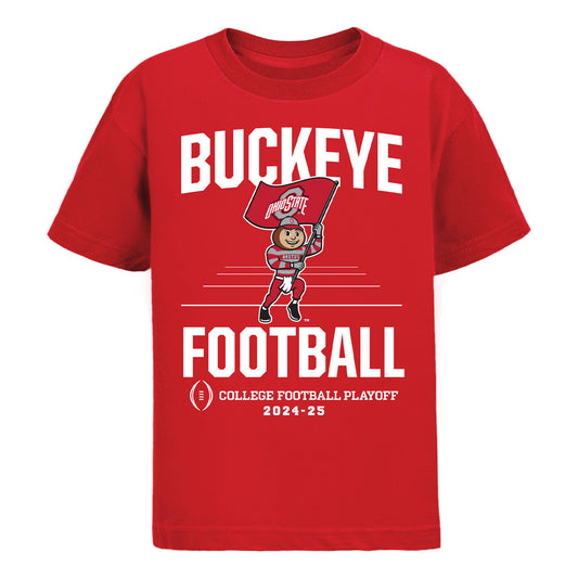 Youth Ohio State Buckeyes CFP Brutus T-Shirt - Front View