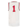 Youth Ohio State Buckeyes Replica Retro Basketball Jersey - In White - Back View