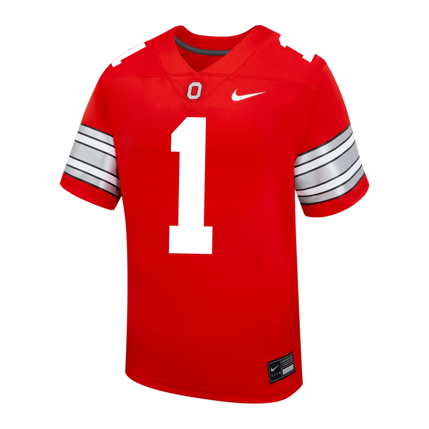 Kids Ohio State Buckeyes Nike Football #1 Replica Jersey - Front