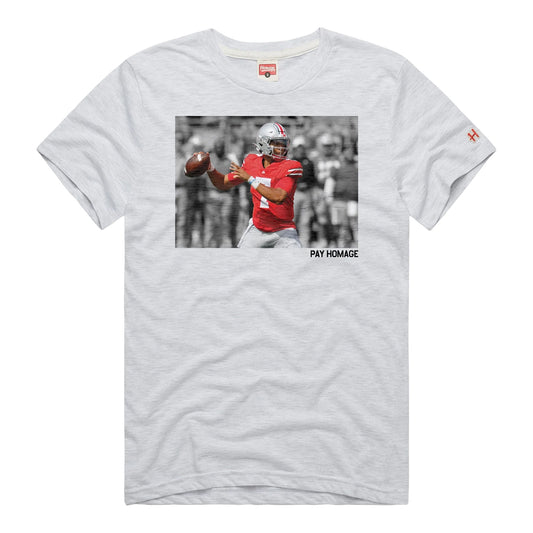 C.J. Stroud Pay Homage T-Shirt - Front
