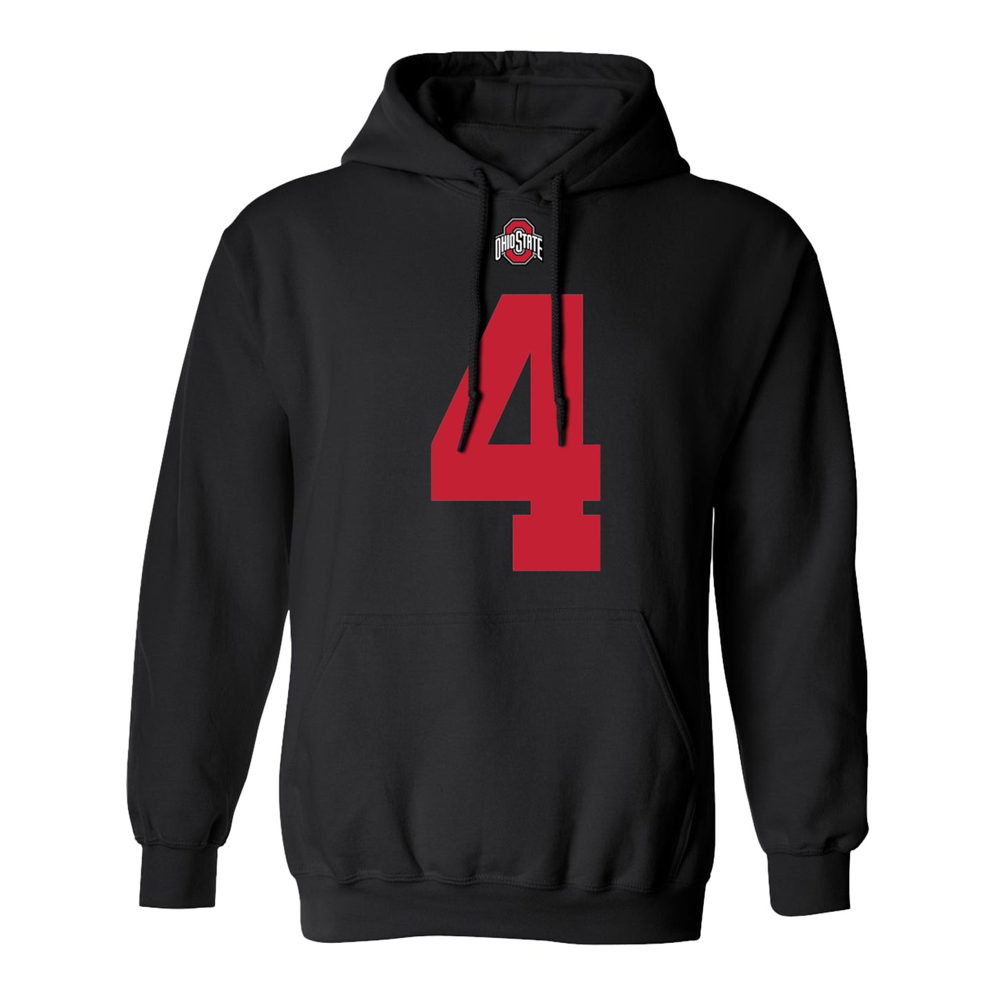 Ohio State Buckeyes Jeremiah Smith #4 Student Athlete Football Sweatshirt - Front View