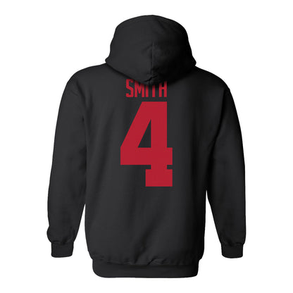 Ohio State Buckeyes Jeremiah Smith #4 Student Athlete Football Sweatshirt - Back View