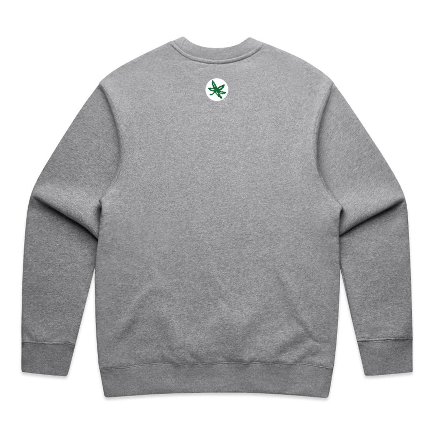 Ohio State Buckeyes #4 Jeremiah Smith Comic Crewneck Sweatshirt In Gray - Back View