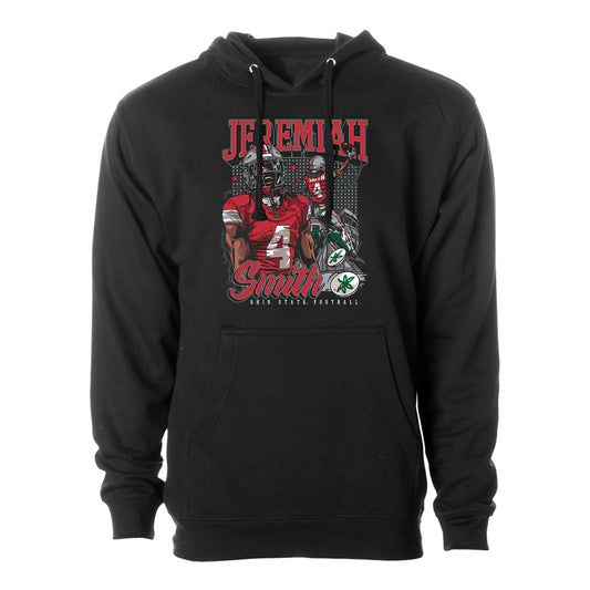 Ohio State Buckeyes  Football Student Athlete #4 Jeremiah Smith Cosmic Hoodie