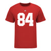 Ohio State Buckeyes Joe Royer #84 Student Athlete Football T-Shirt - In Scarlet - Front View
