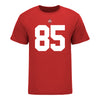 Ohio State Buckeyes #85 Bennett Christian Student Athlete Football T-Shirt - In Scarlet - Front View