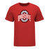 Ohio State Buckeyes #13 Riley Bregnman Student Athlete Women's Hockey T-Shirt - In Scarlet - Front View