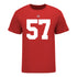 Ohio State Buckeyes #57 Jalen Pace Student Athlete Football T-Shirt - In Scarlet - Front View