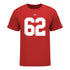 Ohio State Buckeyes #62 Bryce Prater Student Athlete Football T-Shirt - In Scarlet - Front View