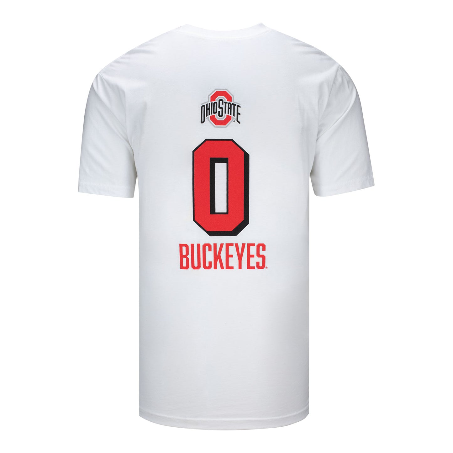 Ohio State Buckeyes Volleyball White T-Shirt - Back View