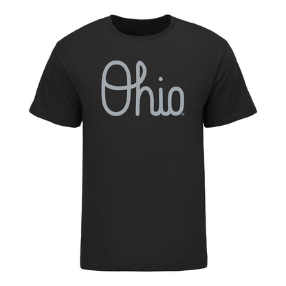 Ohio State Buckeyes Women's Gymnastics Student Athlete Jaylyn Pomager T-Shirt In Black - Front View
