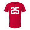 Ohio State Buckeyes Malik Hartford #25 Student Athlete Football T-Shirt - Front View