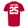 Ohio State Buckeyes Malik Hartford #25 Student Athlete Football T-Shirt - Back View