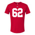 Ohio State Buckeyes Josh Padilla #62 Student Athlete Football T-Shirt - Front View