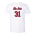 Ohio State Volleyball Student Athlete T-Shirt #31 Eloise Brandewie - In White - Front View