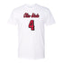 Ohio State Volleyball Student Athlete T-Shirt #4 Kamiah Gibson - In White - Front View