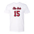 Ohio State Volleyball Student Athlete T-Shirt #15 Kaitlyn Hoffman - In White - Front View