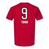 Ohio State Volleyball Student Athlete T-Shirt #9 Mia Tuman - In Scarlet - Back View