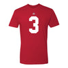 Ohio State Buckeyes #3 Lincoln Kienholz Student Athlete Football T-Shirt - Front View