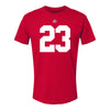 Ohio State Buckeyes Nolan Baudo #23 Student Athlete Football T-Shirt - Front View
